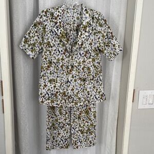 Floral Women’s Pajamas Set Sz: XS